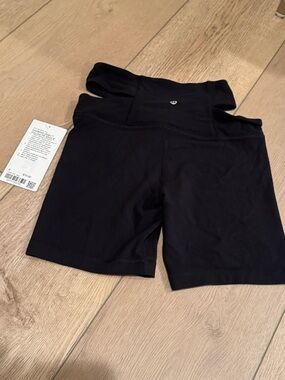 lululemon athletica Black High-Waist Bike Shorts
